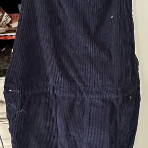 Roxy Navy Blue Corduroy Jumpsuit